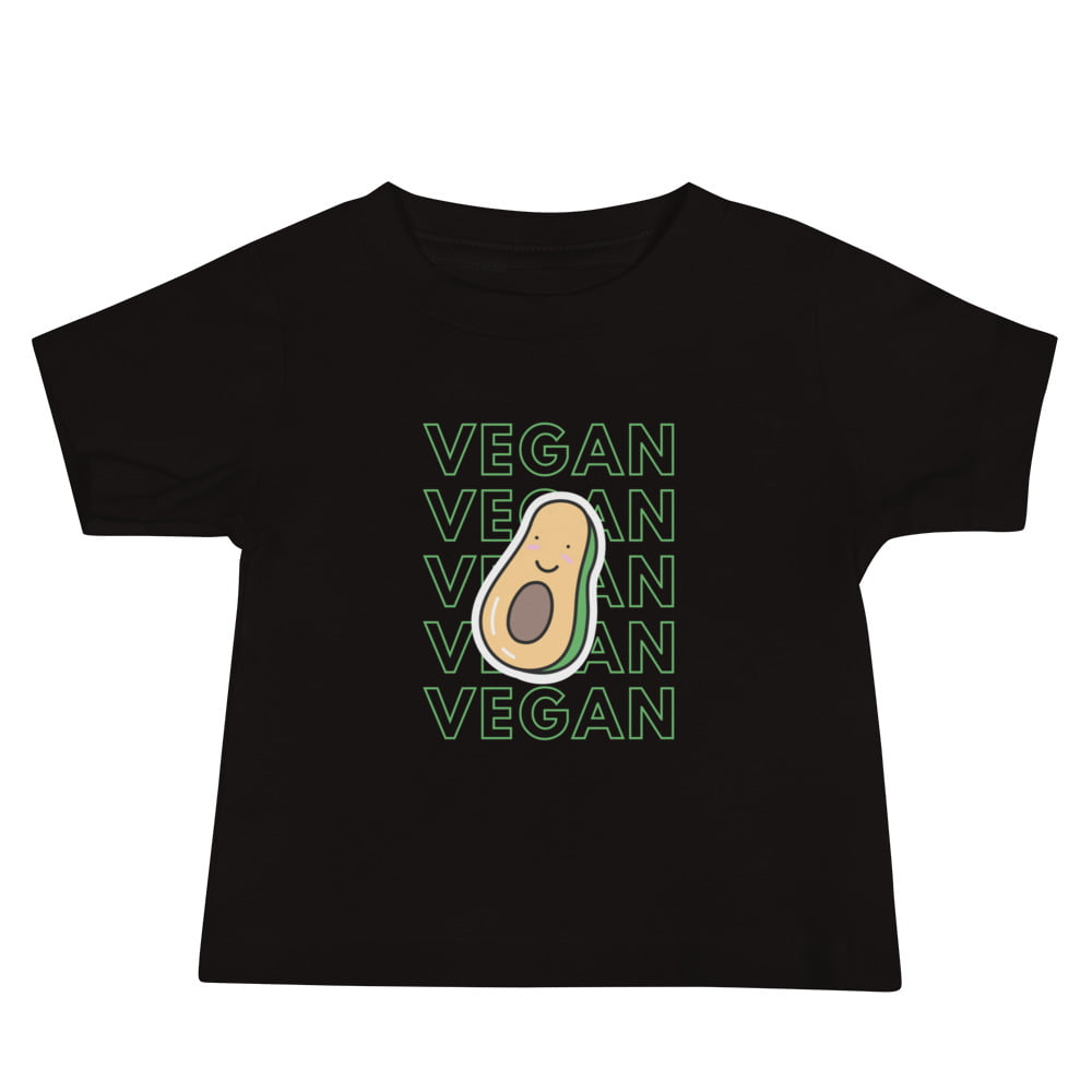 Camiseta VEGAN con aguacate feliz
