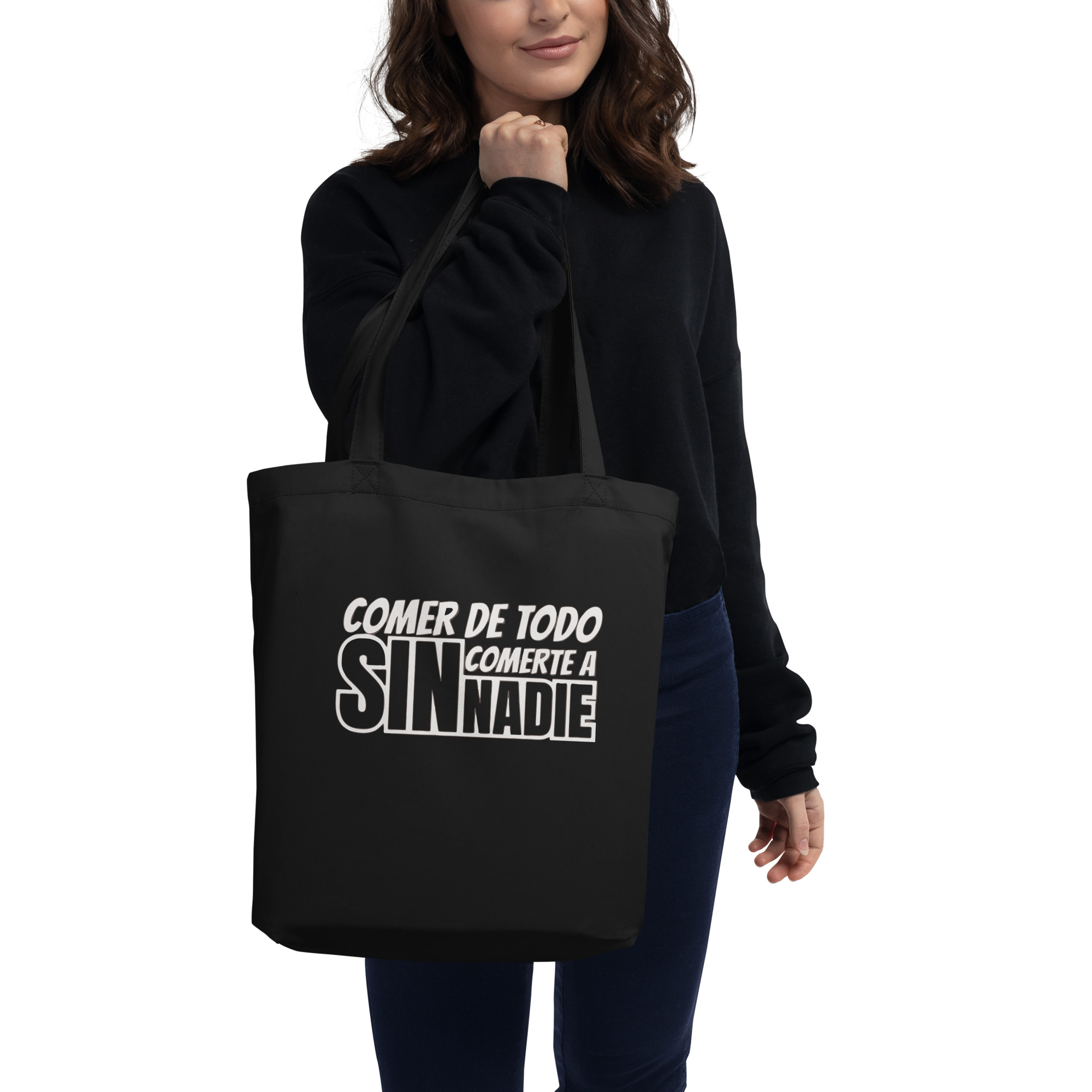 Tote Bag Vegana "Comer de Todo sin Comerte a Nadie"