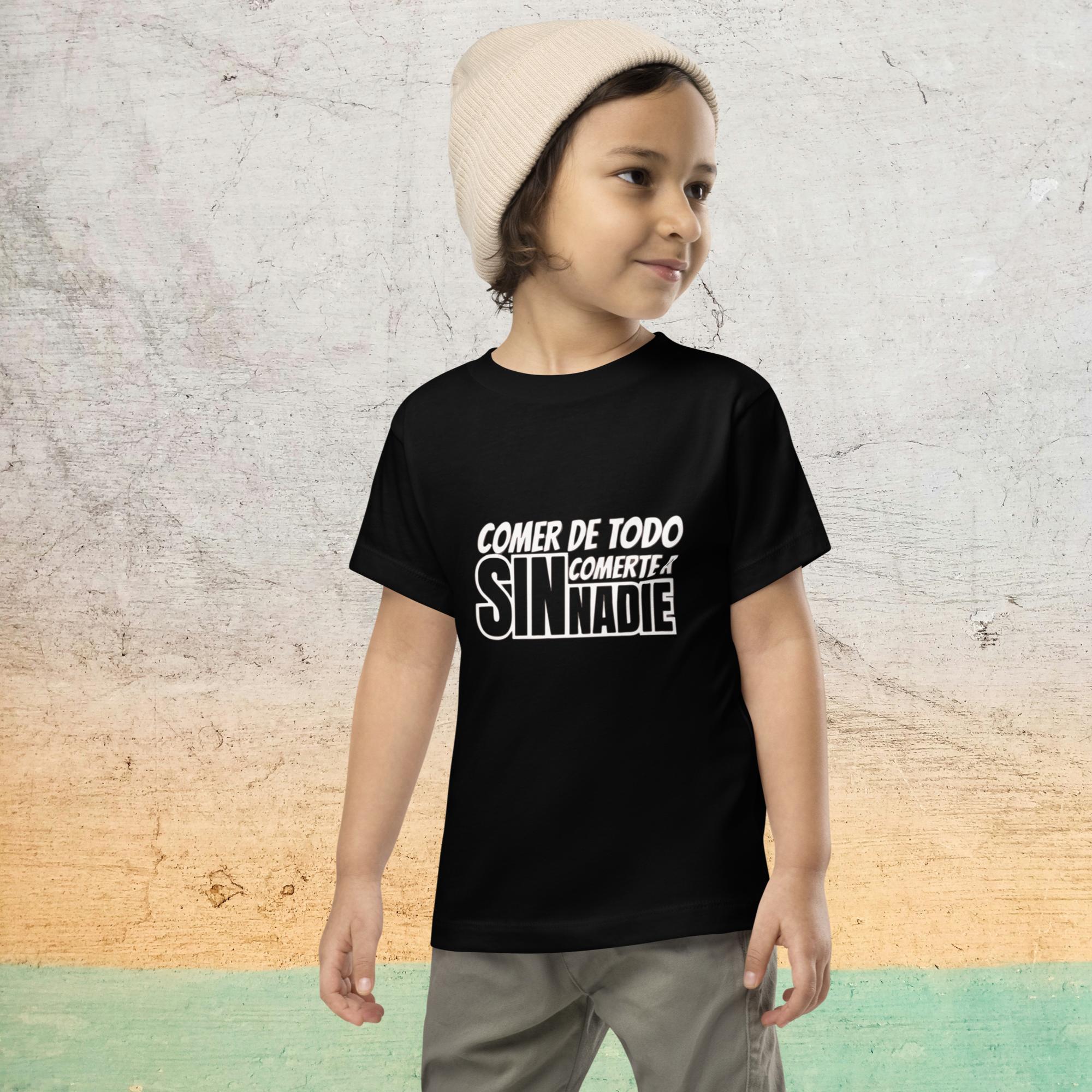 Camiseta Vegana Infantil "Comer de Todo sin Comerte a Nadie"