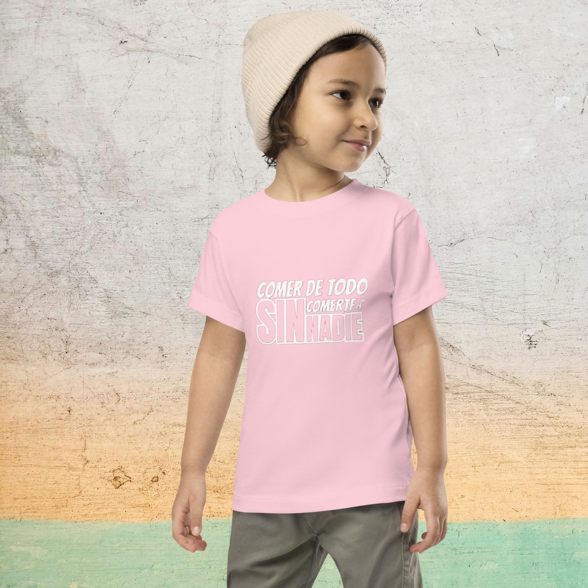 Camiseta Vegana Infantil "Comer de Todo sin Comerte a Nadie" - Imagen 2