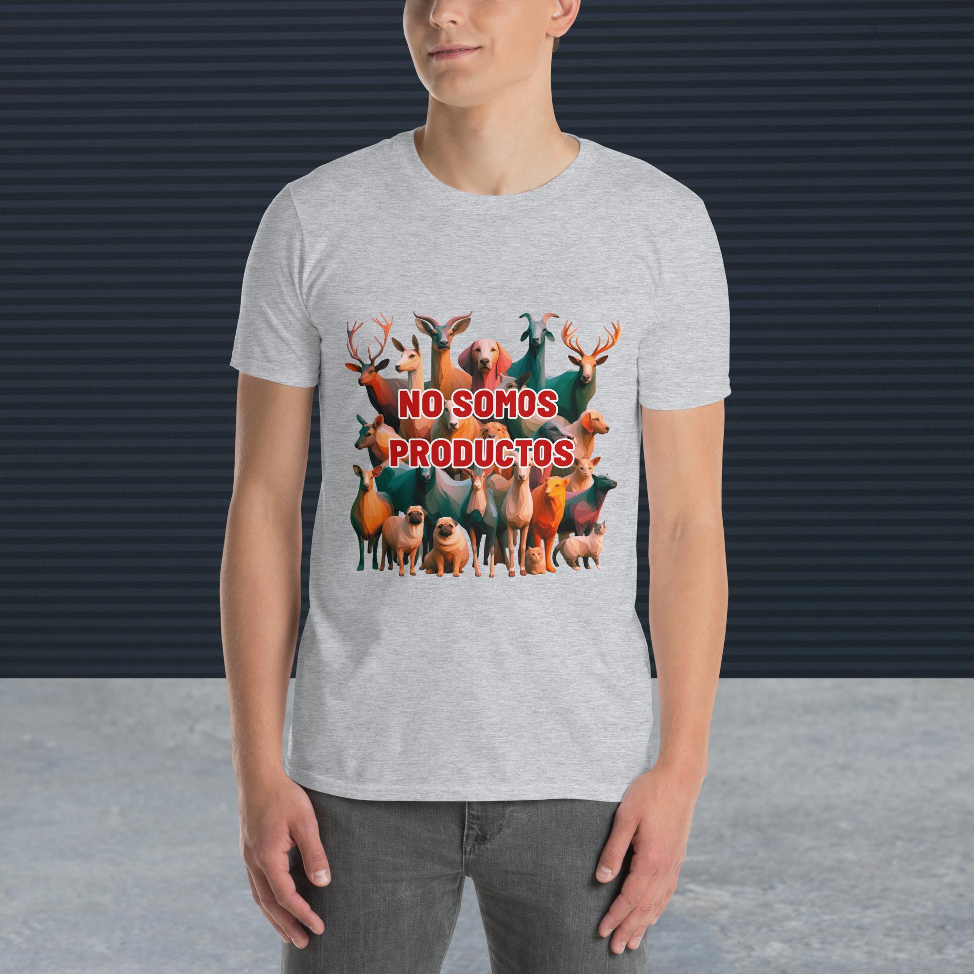 Camiseta "Los Animales NO Somos Productos" Manga Corta - Imagen 3