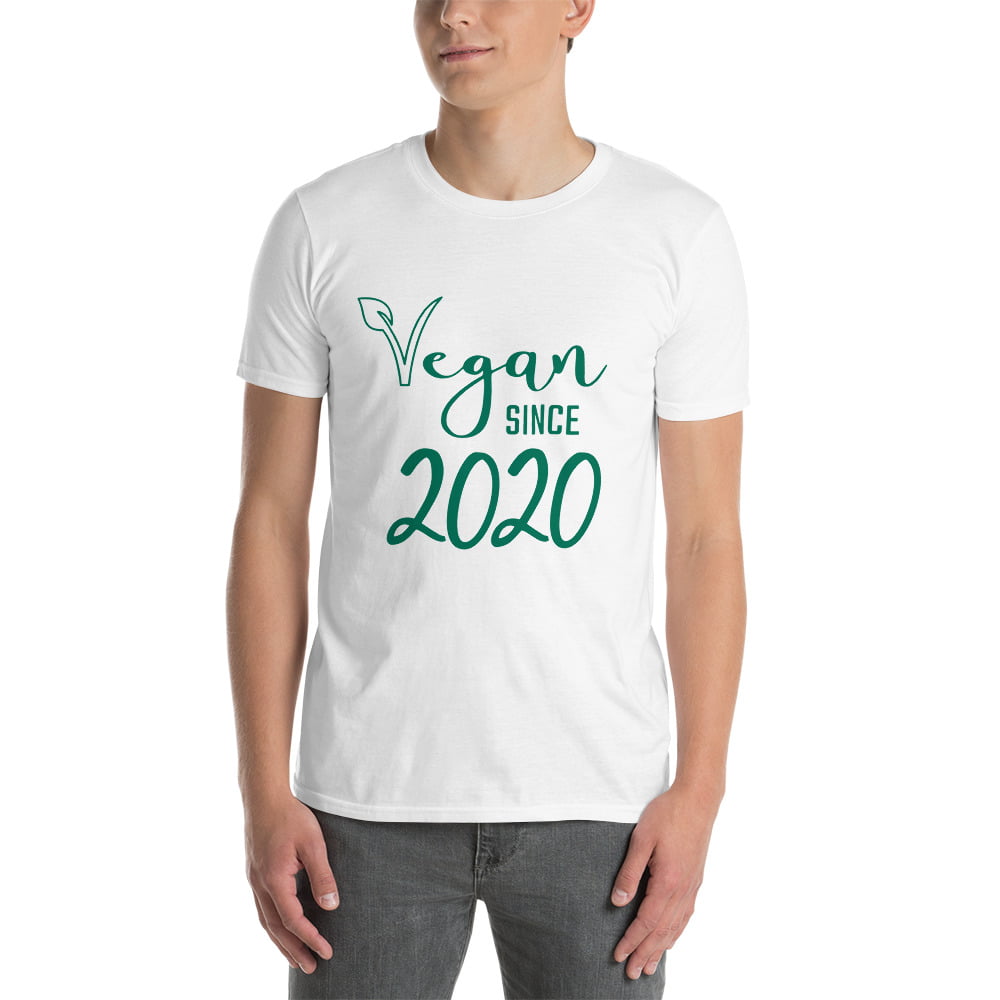 Camiseta unisex "Vegan since..." año personalizable - Imagen 2
